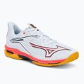 Încălțăminte de tenis Mizuno Wave Exceed Tour 6 CC white/baritone blue/fiery coral 2