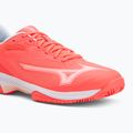 Încălțăminte de tenis pentru femei Mizuno Wave Exceed Court CC W calypso coral/white/barely pink 7