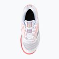 Încălțăminte de tenis pentru copii Mizuno Break Shot 5 Jr CC white/blue granite/calypso coral 11