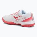 Încălțăminte de tenis pentru copii Mizuno Break Shot 5 Jr CC white/blue granite/calypso coral 3