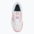 Încălțăminte de tenis pentru copii Mizuno Break Shot 5 Jr CC white/blue granite/calypso coral 5