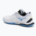 Încălțăminte de badminton Mizuno Wave Fang 2 white/pink tetra/all abroad 3