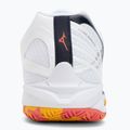 Încălțăminte de badminton Mizuno Wave Claw 3 white/citrus/calypso coral 6