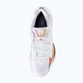 Încălțăminte de badminton Mizuno Wave Claw 3 white/citrus/calypso coral 11