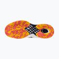 Încălțăminte de badminton Mizuno Wave Claw 3 white/citrus/calypso coral 12