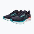 Încălțăminte de alergare pentru bărbați  Mizuno Wave Rider 29 odyssey gray/Ccapri breeze/calypso coral 8