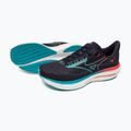Încălțăminte de alergare pentru bărbați  Mizuno Wave Rider 29 odyssey gray/Ccapri breeze/calypso coral 9