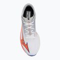 Încălțăminte de alergare pentru bărbați  Mizuno Wave Rebellion Flash 3 white/fiery coral 2/iris bloom 5