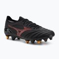 Încălțăminte de fotbal pentru bărbați Mizuno Morelia Neo IV Beta Elite Mix SG black/morelia 40th red/black