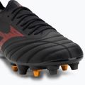 Încălțăminte de fotbal pentru bărbați Mizuno Morelia Neo IV Beta Elite Mix SG black/morelia 40th red/black 7