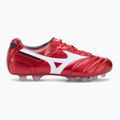 Încălțăminte de fotbal pentru bărbați Mizuno Morelia II Japan Md red/white/black 2