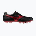 Încălțăminte de fotbal pentru bărbați Mizuno Morelia II Elite FG black/morelia 40th red/black sand 8