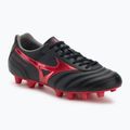 Încălțăminte de fotbal Mizuno Morelia II Club FG black/morelia 40th red/black sand