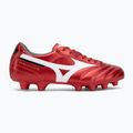 Încălțăminte de fotbal Mizuno Morelia II Club FG morelia 40th red/white/black 2