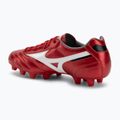 Încălțăminte de fotbal Mizuno Morelia II Club FG morelia 40th red/white/black 3