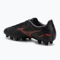 Încălțăminte de fotbal pentru bărbați Mizuno Morelia Neo IV Pro MD black/morelia 40th red/black 3
