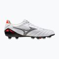 Încălțăminte de fotbal pentru bărbați Mizuno Morelia Neo IV Pro MD white/black/chinese red 9