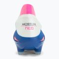 Încălțăminte de fotbal pentru bărbați Mizuno Morelia Neo IV Β Elite MD white/tanager turquoise/pink tetra 6