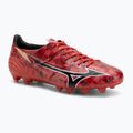 Încălțăminte de fotbal pentru bărbați Mizuno α II Elite Md morelia 40th red/black/gold