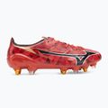Încălțăminte de fotbal pentru bărbați Mizuno α II Japan Mix morelia 40th red/black/gold 2