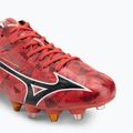 Încălțăminte de fotbal pentru bărbați Mizuno α II Japan Mix morelia 40th red/black/gold 7