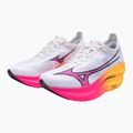 Încălțăminte de alergare Mizuno Wave Rebellion Pro 3 white/pink tetra/tang orange 8
