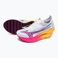 Încălțăminte de alergare Mizuno Wave Rebellion Pro 3 white/pink tetra/tang orange 9