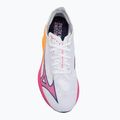 Încălțăminte de alergare Mizuno Wave Rebellion Pro 3 white/pink tetra/tang orange 5