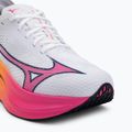 Încălțăminte de alergare Mizuno Wave Rebellion Pro 3 white/pink tetra/tang orange 7