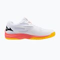 Încălțăminte de volei Mizuno Thunder Blade Z white/fiery coral 2/citrus 2
