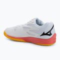 Încălțăminte de volei Mizuno Thunder Blade Z white/fiery coral 2/citrus 3