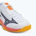 Încălțăminte de volei Mizuno Thunder Blade Z white/fiery coral 2/citrus 7