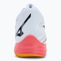 Încălțăminte de volei Mizuno Thunder Blade Z Mid white/fiery coral 2/citrus 6