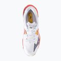Încălțăminte de volei Mizuno Wave Lightning Z8 white/fiery coral 2/citrus 5