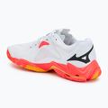 Încălțăminte de volei Mizuno Wave Lightning Z8 white/fiery coral 2/citrus 3