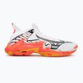 Încălțăminte de voleiMizuno Wave Lightning Neo 3 white/fiery coral 2/citrus 2