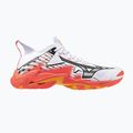 Încălțăminte de voleiMizuno Wave Lightning Neo 3 white/fiery coral 2/citrus 8