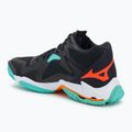 Încălțăminte de volei Mizuno Wave Lightning Z8 Mid black/tangelo/ice green 3