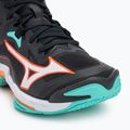 Încălțăminte de volei Mizuno Wave Lightning Z8 Mid black/tangelo/ice green 7