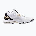 Încălțăminte de volei Mizuno Wave Lightning Z8 Mid White/Black/Gold 2