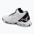 Încălțăminte de volei Mizuno Wave Lightning Z8 Mid White/Black/Gold 3