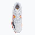 Încălțăminte de voleiMizuno Wave Lightning Z8 Mid white/fiery coral 2/citrus 5
