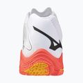 Încălțăminte de voleiMizuno Wave Lightning Z8 Mid white/fiery coral 2/citrus 3
