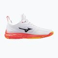 Încălțăminte de volei Mizuno Wave Luminous 3 white/fiery coral 2/citrus 2