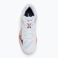 Încălțăminte de volei Mizuno Wave Voltage 2 white/fiery coral 2/citrus 5