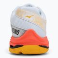 Încălțăminte de volei Mizuno Wave Voltage 2 white/fiery coral 2/citrus 6