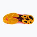Încălțăminte de volei Mizuno Wave Voltage 2 white/fiery coral 2/citrus 4