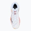 Încălțăminte de volei Mizuno Wave Voltage 2 Mid white/fiery coral 2/citrus 5