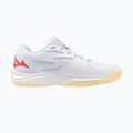 Încălțăminte de volei pentru femei Mizuno Thunder Blade Z white/calypso coral/pale banan 2