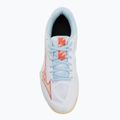 Încălțăminte de volei pentru femei Mizuno Thunder Blade Z white/calypso coral/pale banan 5